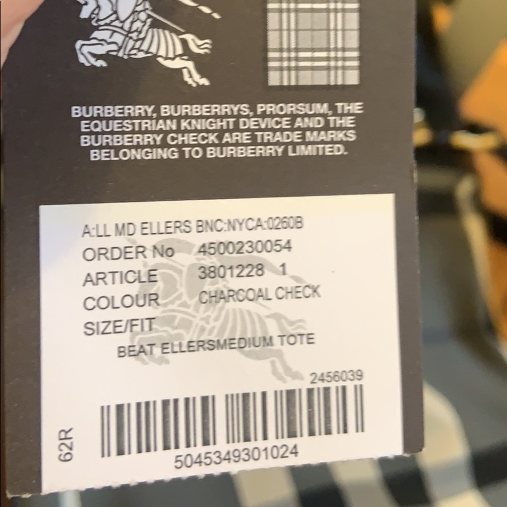 Burberry shoulder/tote bag - Picture 6 of 6